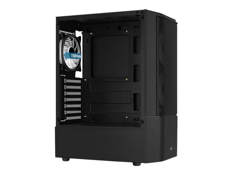 AEROCOOL ADVANCED TECHNOLOGIES AeroCool Quantum Mesh - Mid tower - ATX - Seitenteil mit Fenster (gehärtetes Glas)