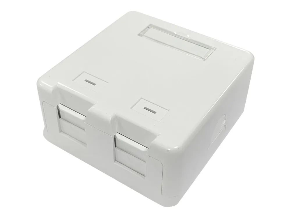 Lanview Installationskasten Netzwerkoberfläche - RJ-45 X 2 - weiß