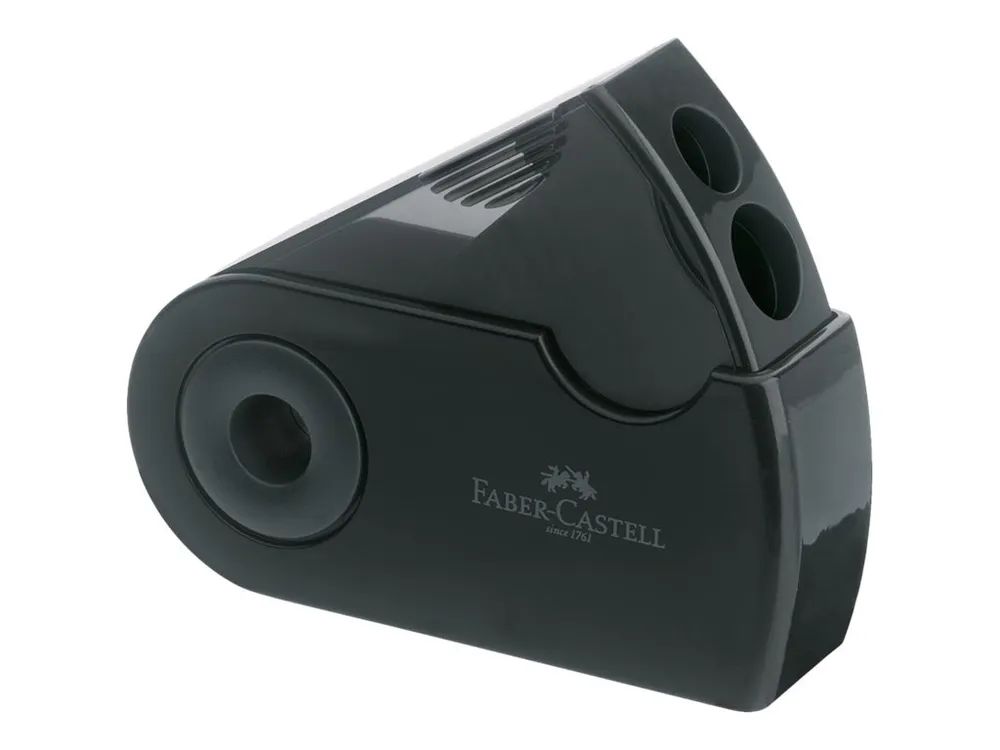 FABER-CASTELL SLEEVE - Spitzer - 2 Löcher - Schwarz
