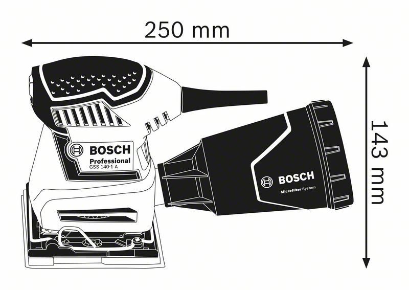 Bosch Professional GSS 140-1 A