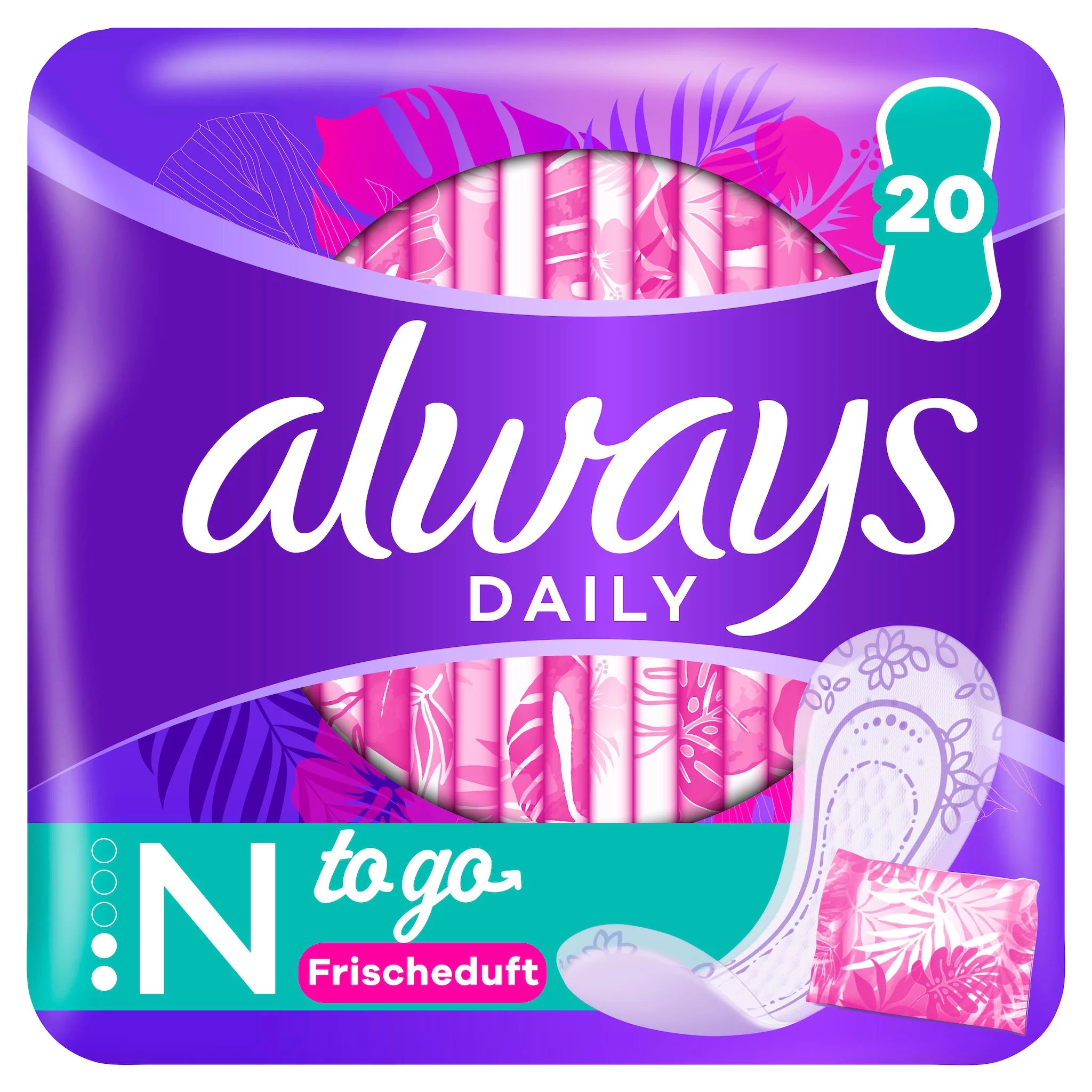 always Normal to go mit Frischeduft 20