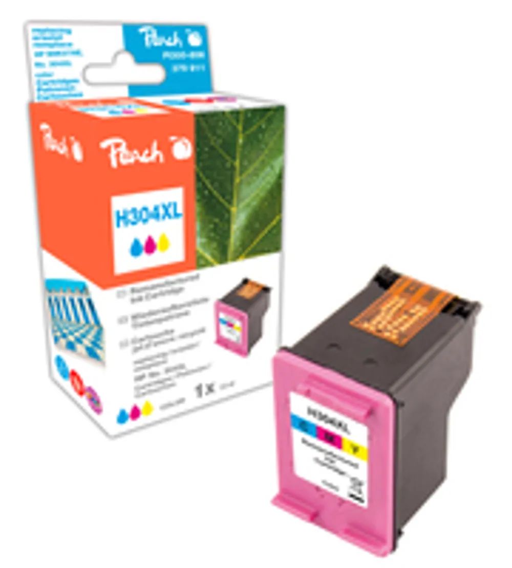 Peach Patrone HP Nr.304XL N9K07AE color Comp. - Kompatibel - Tintenpatrone
