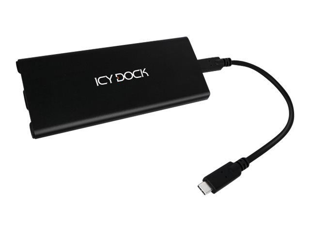 Icy Dock ICYNano MB861U31-1M2B - Speichergehäuse - M.2 - 1 Sender/Kanal - M.2 NVMe Card - USB 3.2 (Gen 2)