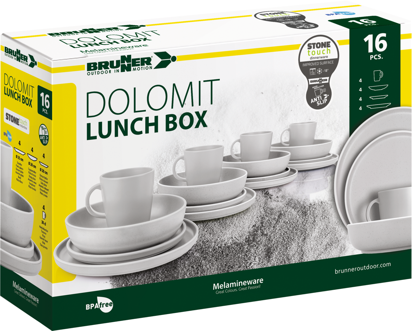 Brunner Lunch Box DOLOMIT WHITE