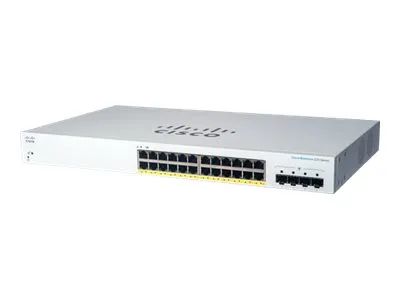 Cisco Business 220 Series CBS220-24P-4G - Switch - Smart - 24 x 10/100/1000 (PoE+)