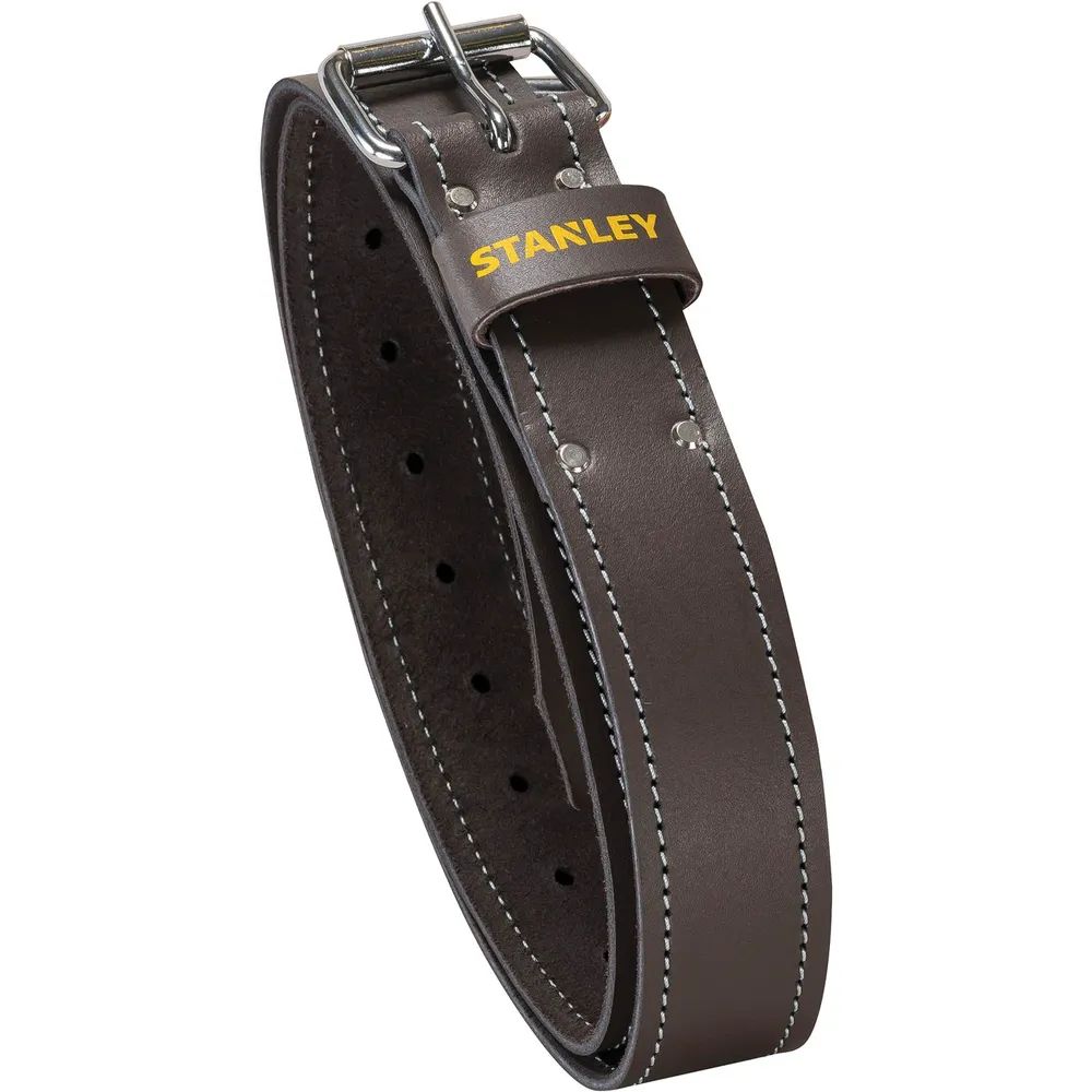 STANLEY Ledergürtel aus Büffelleder braun 126 cm