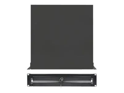 Intellinet 19" Storage Drawer, 2U, Lockable, 466mm Depth, Black - Rack Storage Drawer - Schwarz, RAL 9005 - 2U - 48.3 cm (19")