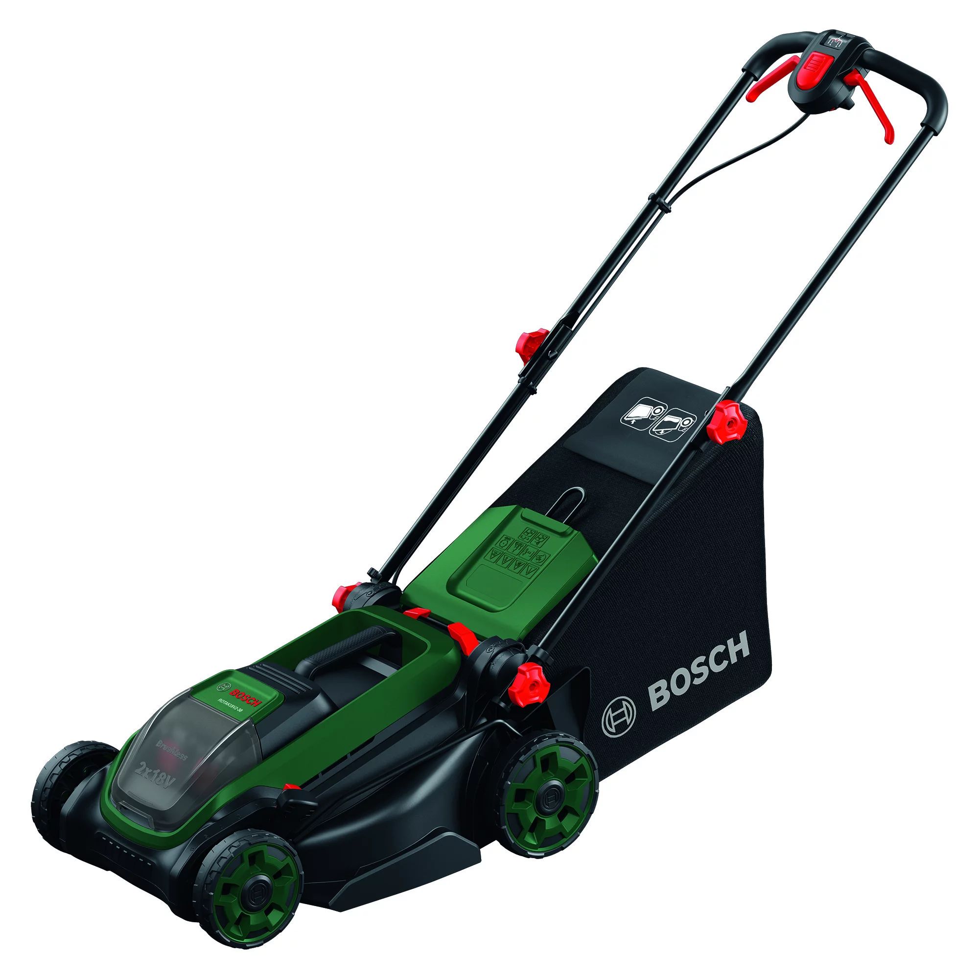 Bosch Rotak 18V2-38 Akku-Rasenmäher Kit
