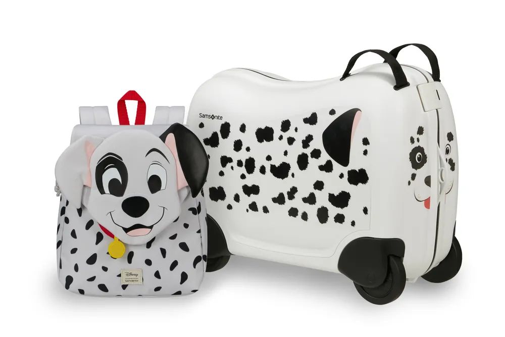 SAMSONITE HAPPY SAMMIES DISNEY UPRIGHT45/16 DISNEY PATCH, DALMATIAN PATCH