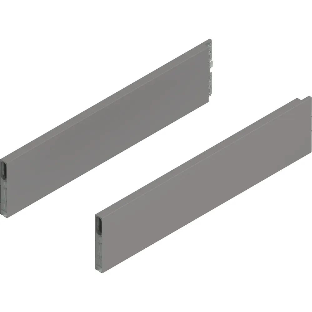 BLUM MERIVOBOX Boxcap Höhe E, NL 450, Indiumgrau-matt