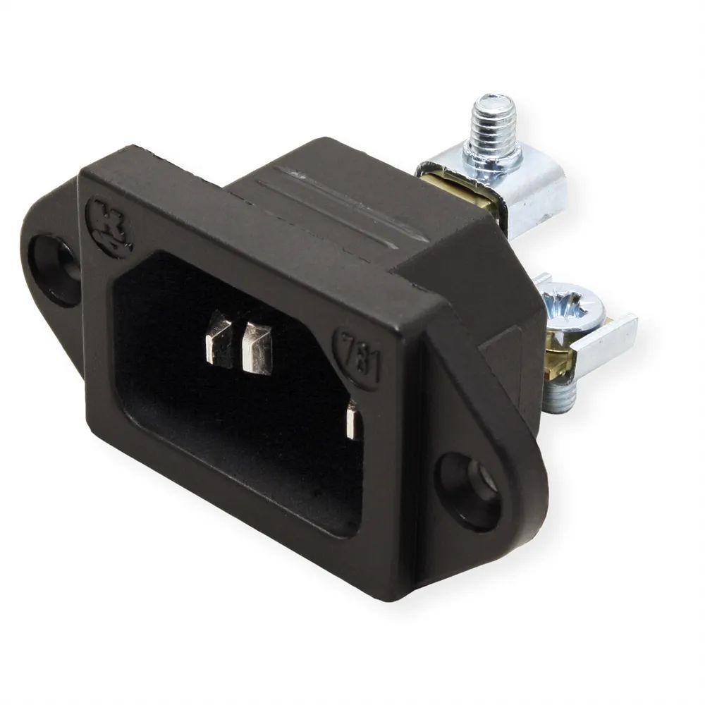 Bachmann Netzanschluss - IEC 60320 C14 - Schwarz
