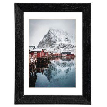 Hama Holzrahmen "Oslo", Schwarz, 10 x 15 cm