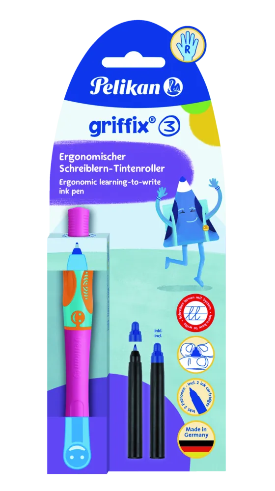 Pelikan griffix® Tintenschreiber für Rechtshänder, Lovely Pink