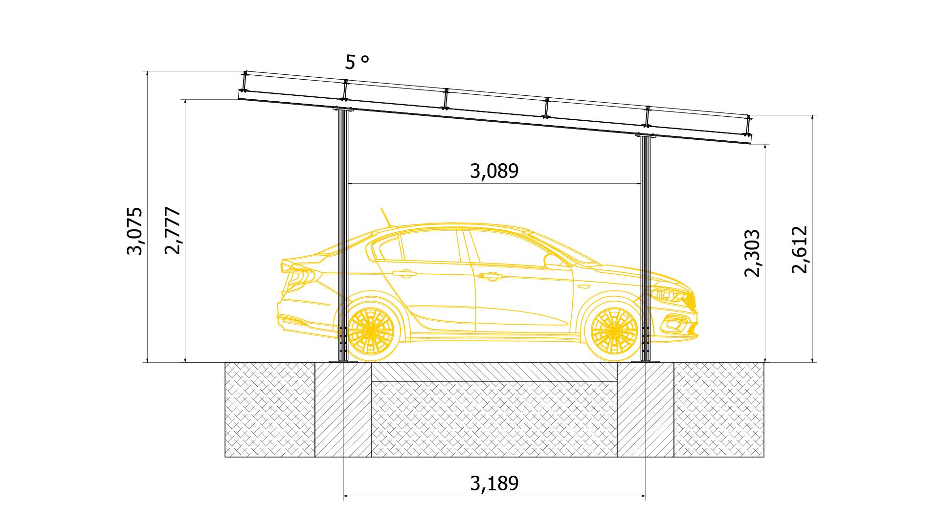 SunCarport 6,67 KWP