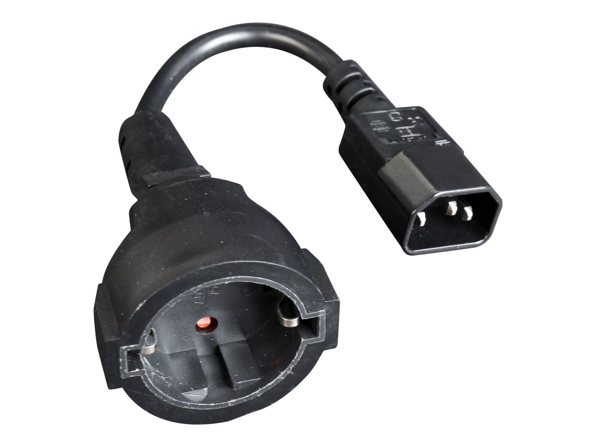 Gembird Cablexpert - Netzteil - IEC 60320 C14 zu CEE 7/4 (W)