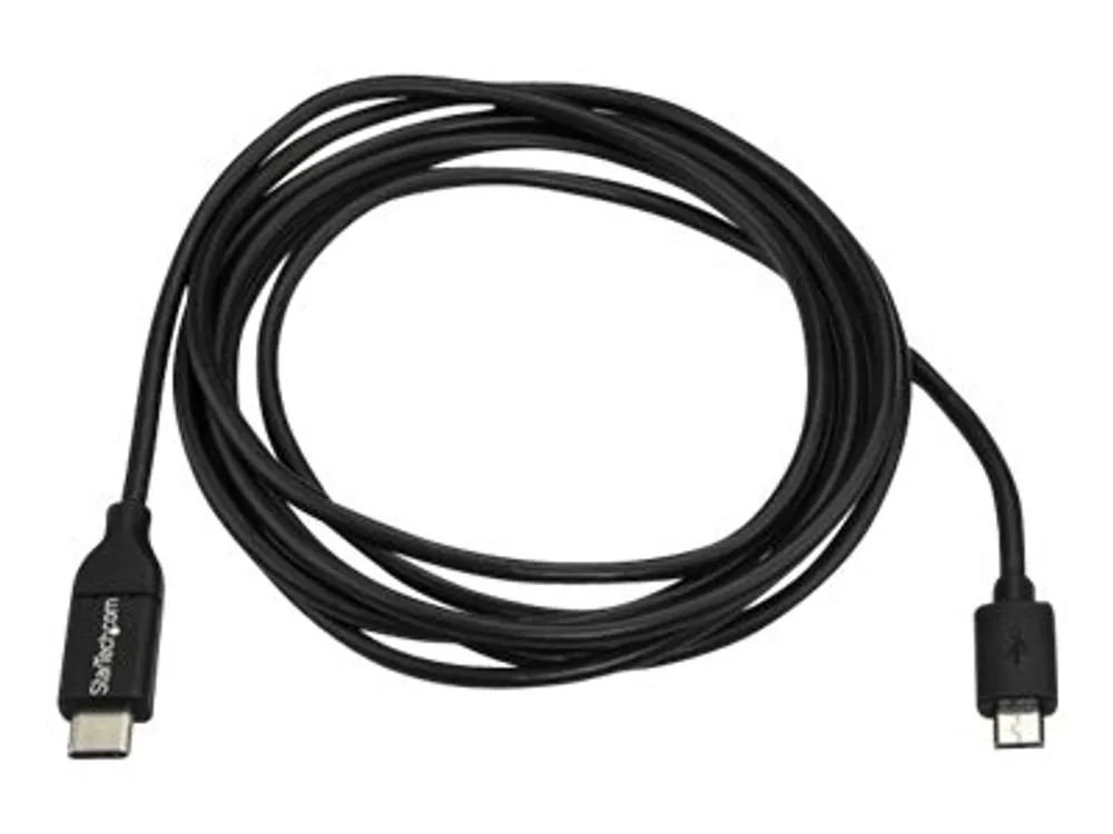 StarTech.com USB 2.0 USB-C auf Micro-B Kabel - 1m - USB C zu Micro B Anschlusskabel - USB-Kabel - 24 pin USB-C (M)