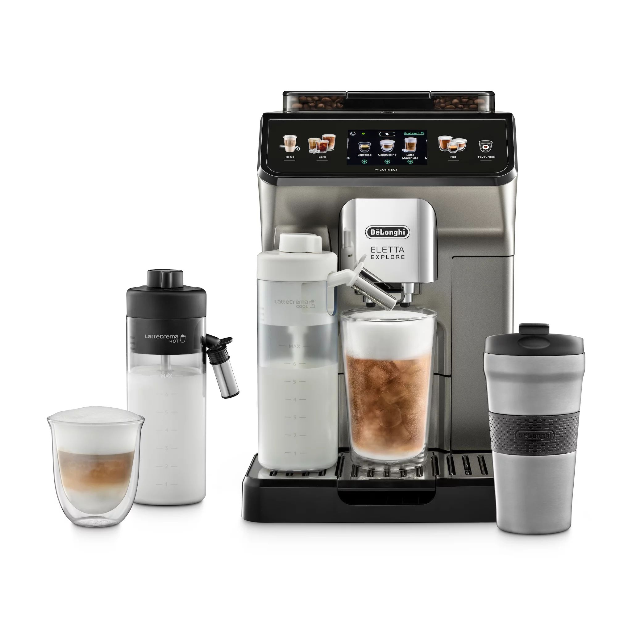De'Longhi Kaffeevollautomat Eletta Explore Cold Brew ECAM450.86.T