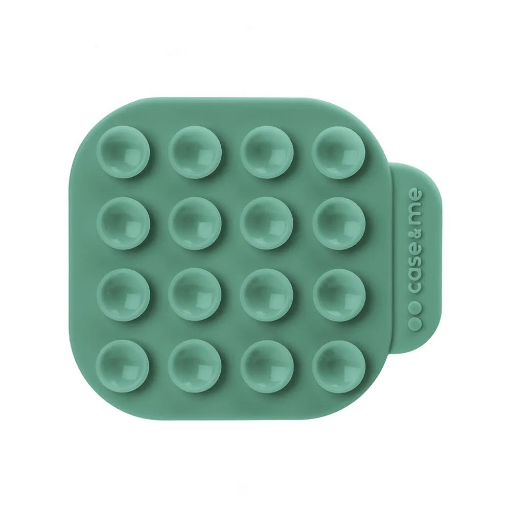 CASE&ME STICKY HOLDER, doppelseitige universelle Saugnapfhalterung, grün