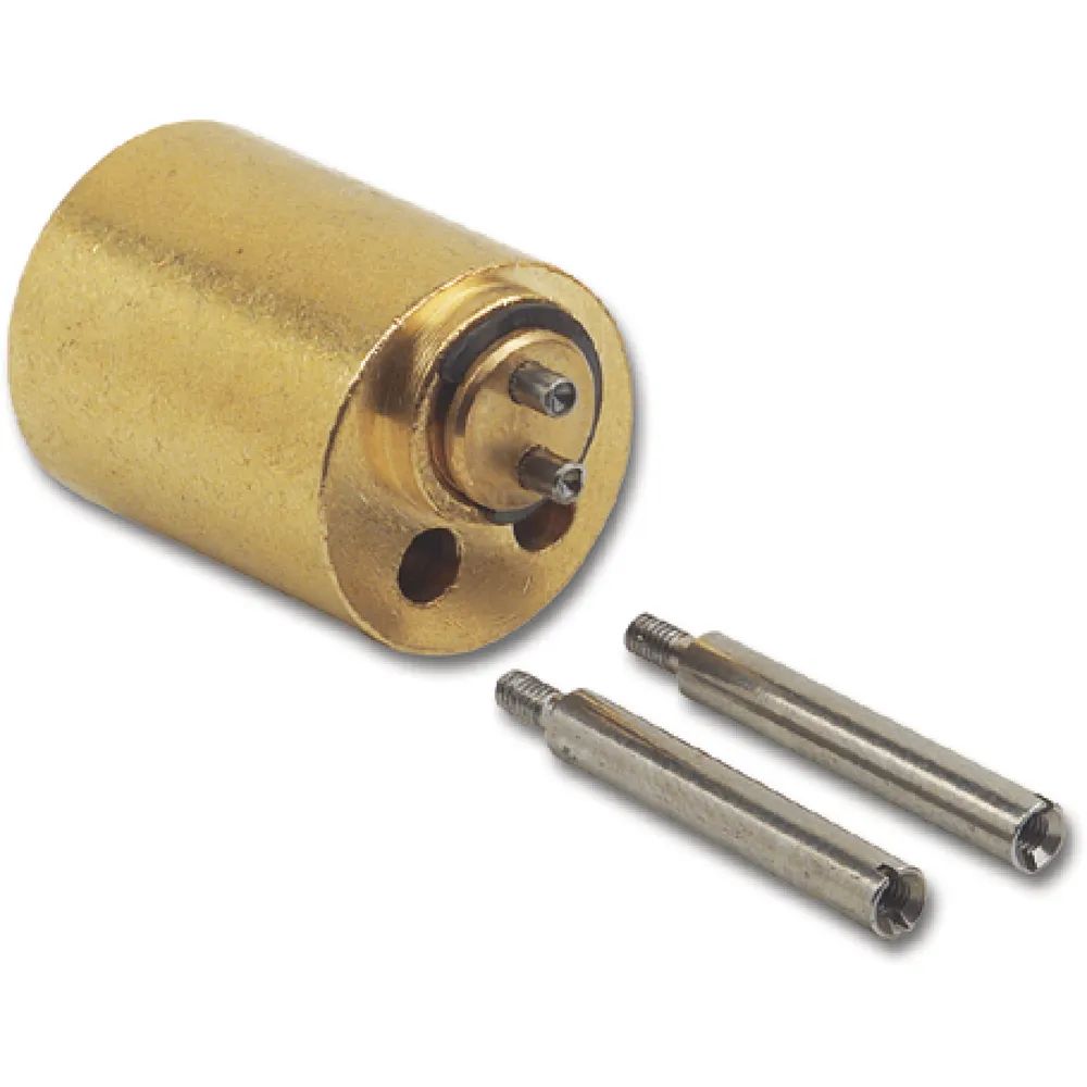 JUNIE 7638 ASS Verlängerung für Zylindereinsatz L 17 mm, Messing blank