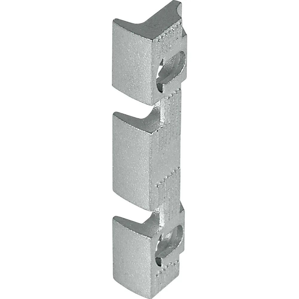 EffEff Aufschraubstück Serie 118, 44,5 x 14 x 8,5 mm, Stahl verzinkt