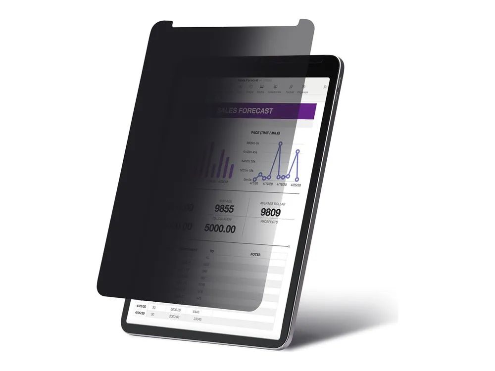 StarTech.com 4-Way Privacy Screen For 11-inch iPad Pro - Bildschirmschutz für Tablet - für Hoch- und Querformat, mit Touch-Funktion, +/-30° Blickwinkel, blockiert bis zu 51 % blaues Licht, entspiegelt - mit Sichtschutzfilter - 4-Wege - 11" - Schwarz 