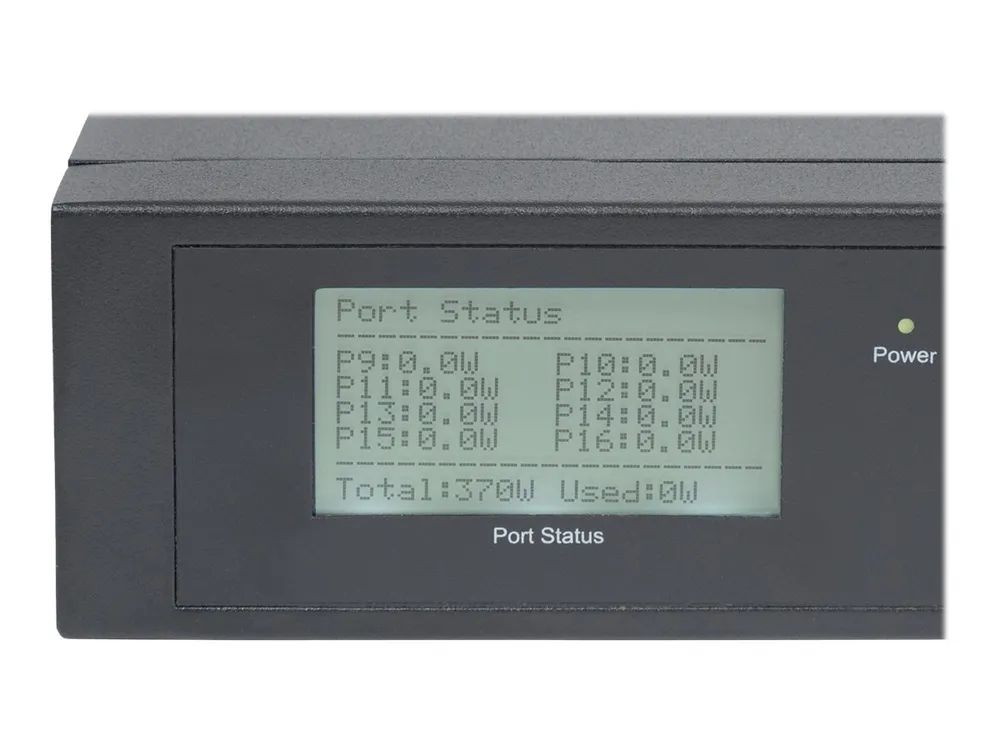 Intellinet 16-Port Gigabit Ethernet PoE+ Switch with 2 SFP Ports, LCD Display, IEEE 802.3at/af Power over Ethernet (PoE+/PoE)