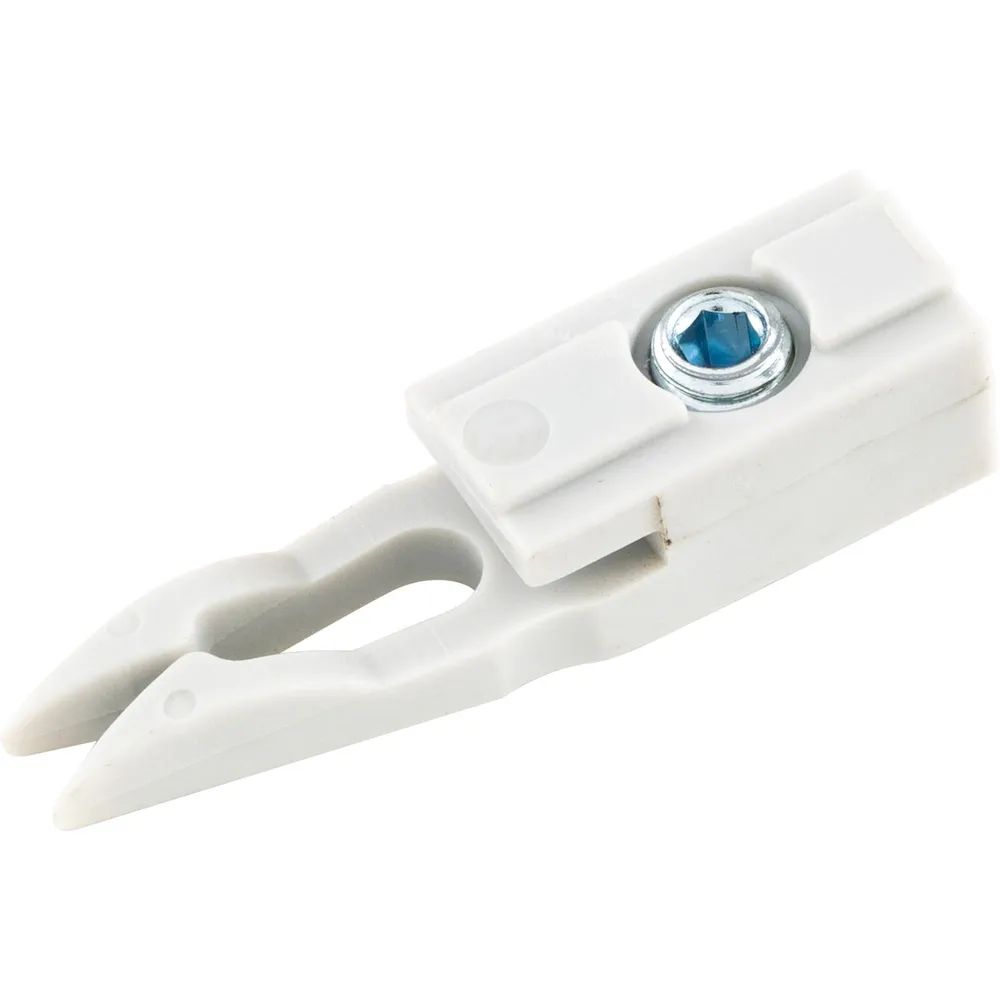 HAWA Clipo 10/15 Stopper mit Rückhaltefeder, Kunststoff grau