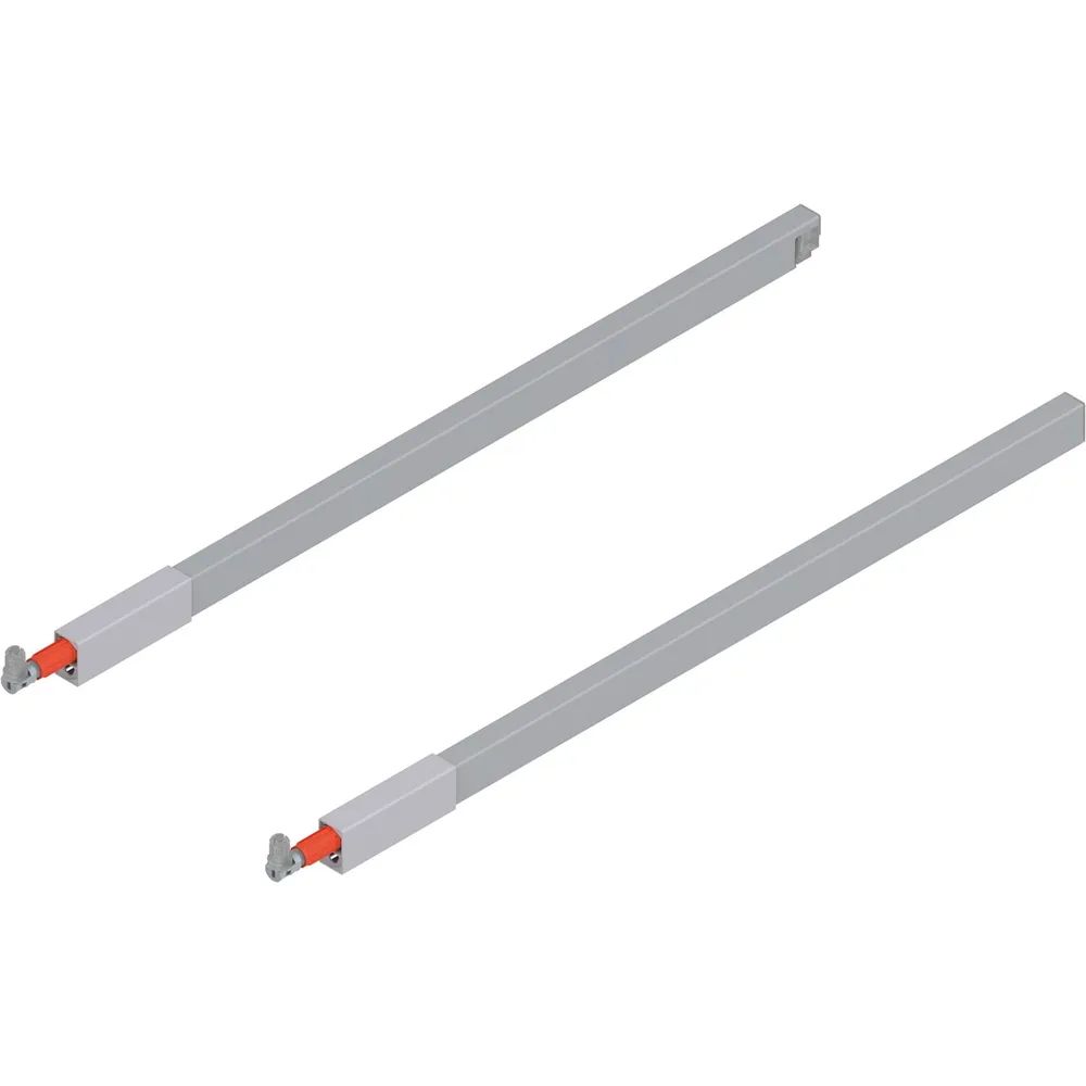 BLUM TANDEMBOX antaro Längsreling Set, NL 550, grau RAL 9006