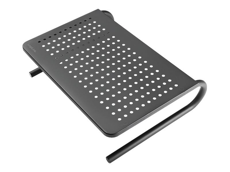 LogiLink Aufstellung - für Monitor/Notebook - Kunststoff, stainless steel, Aluminium - Bildschirmgröße: 33-81.3 cm (13"-32")