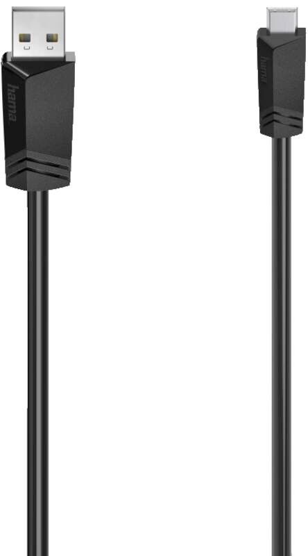 Hama 200605 Mini-USB-Kabel, 480 Mbit/s, 0,75m