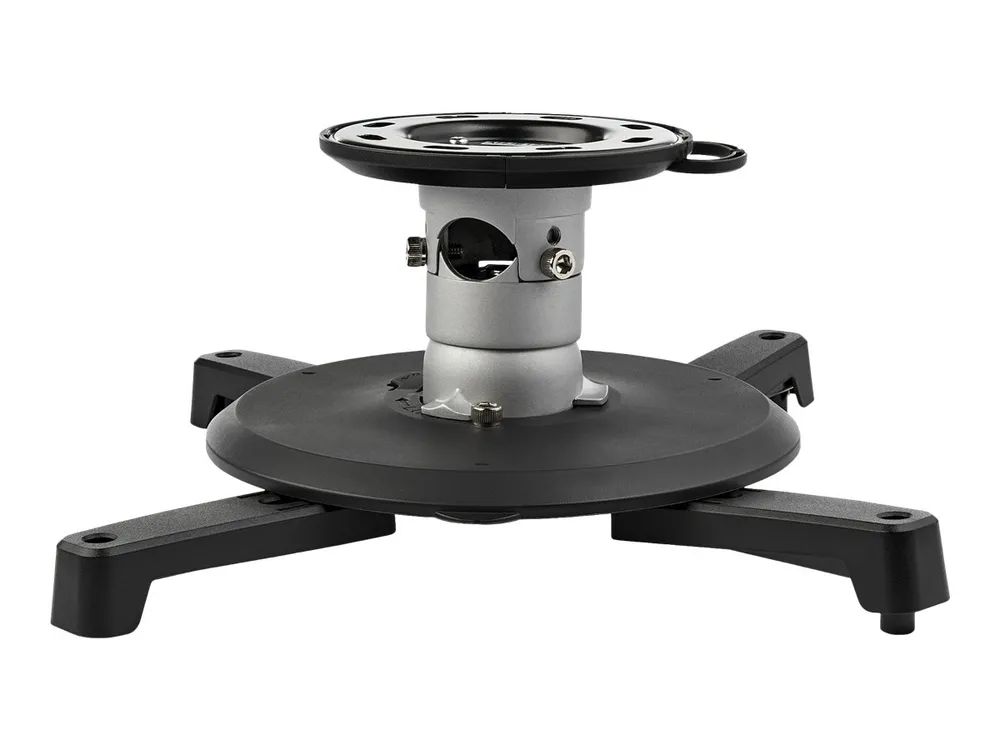 StarTech.com Universal Ceiling Projector Mount, Heavy Duty Height Adjustable/Extendable Pole Mount 5"-22.7" from Ceiling, 33lb (15kg)