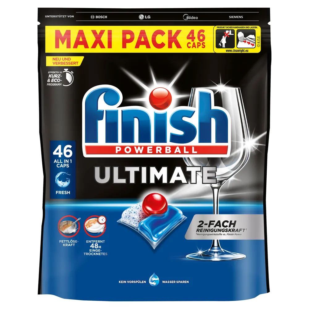 Finish Ultimate Maxipack Fresh 46 Caps        