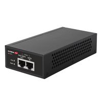 Edimax GP-201IT - 2.5 Gigabit Ethernet - Schnelles Ethernet - Gigabit Ethernet - 10,100,1000,2500 Mbit/s - IEEE 802.3 - IEEE 802.3ab - IEEE 802.3af - IEEE 802.3an - IEEE 802.3at - IEEE 802.3u - Schwarz - Metall - 100 m