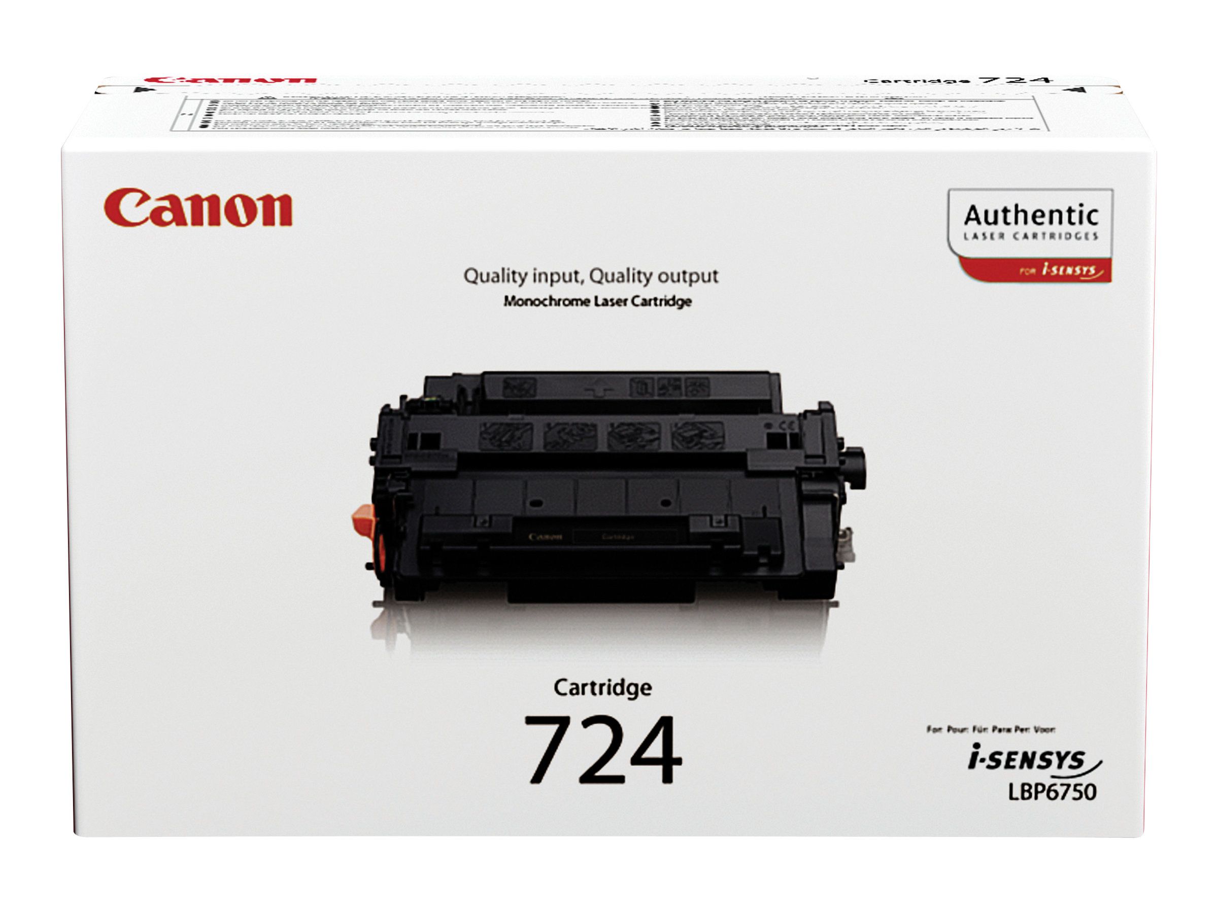 Canon CRG-724 - Schwarz - original - Tonerpatrone