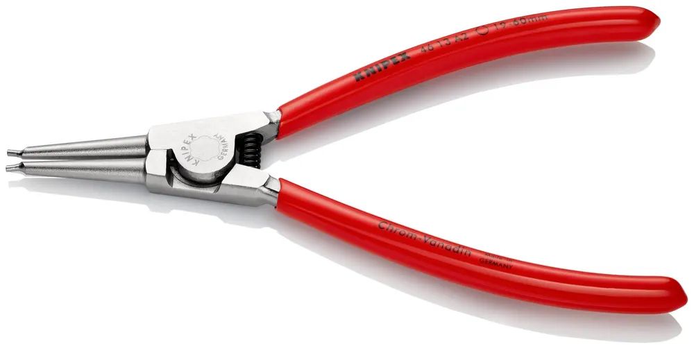 KNIPEX Sicherungsringzange für Außenringe auf Wellen mit Kunststoff überzogen verchromt 180 mm