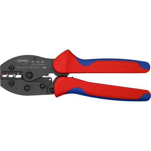 Knipex ISOL. KABELSCHUHE 0,5-6,0 MM² / KNIPEX CRIMPZANGE 97 52 36