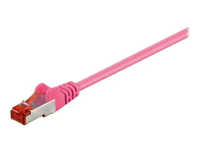 MicroConnect SSTP6005PI 0.5m Cat6 S/FTP (S-STP) Pink Netzwerkkabel