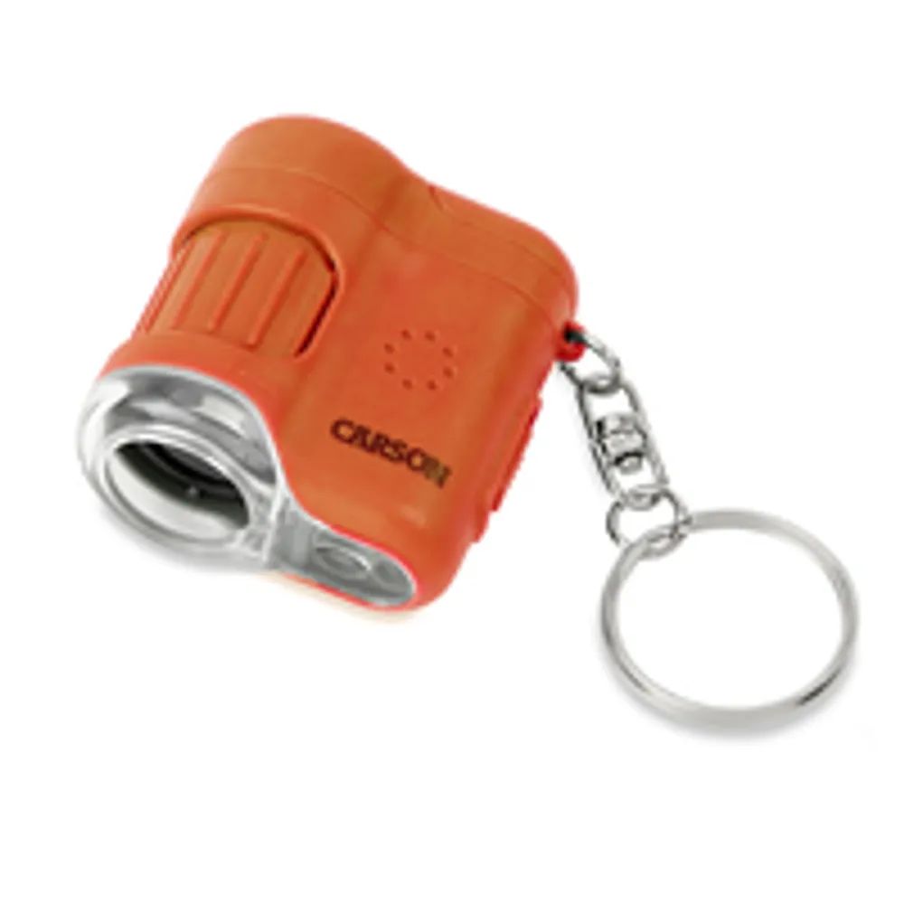 Carson MICROMINI 20X - Digitales Mikroskop - 20x - Orange - Silber - LED - Akku - 23 mm