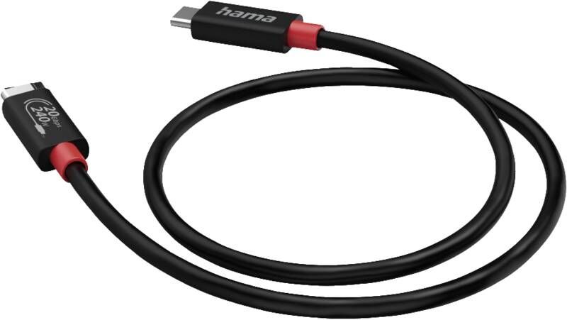 Hama 200788 USB-C-Kabel, USB4, 20 Gbit/s, 2m