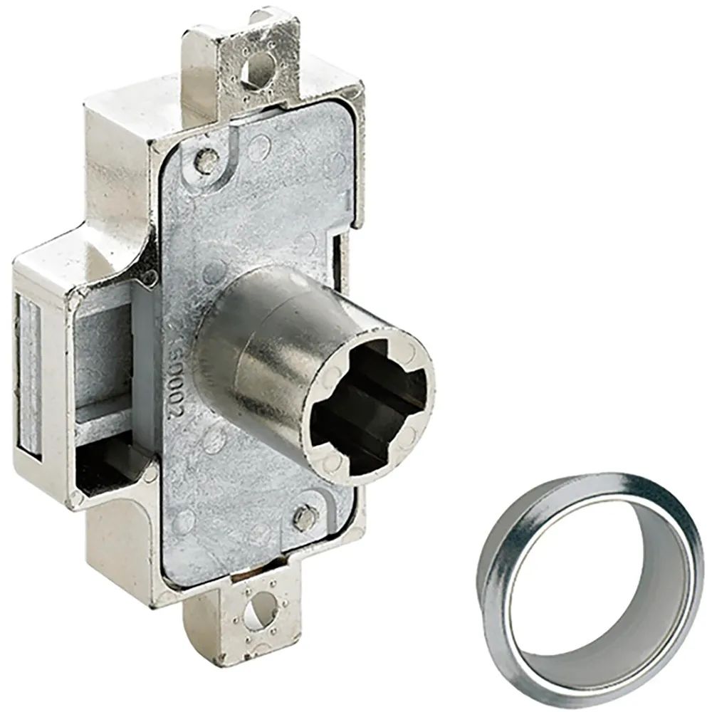 HETTICH PRESTIGE 2000 Zyl.-Drehstangenschloss Z23, Dornmaß 25, L20, vernickelt