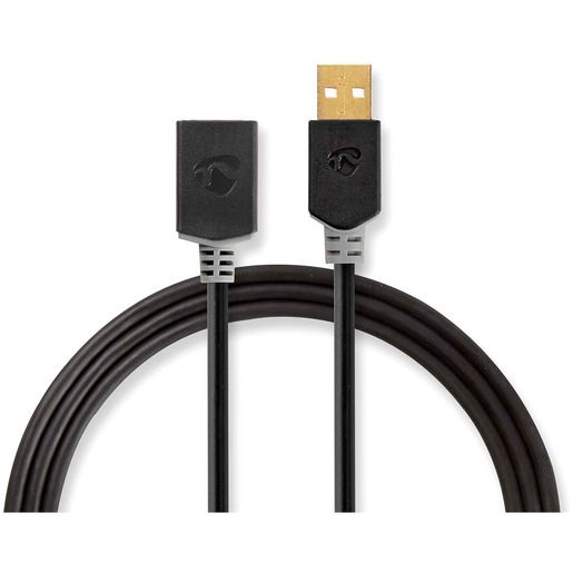 Nedis USB-VERLÄNGERUNG A-STEC/A-BUCH / NEDIS CCBW60010AT20 2M CCBW60010AT20