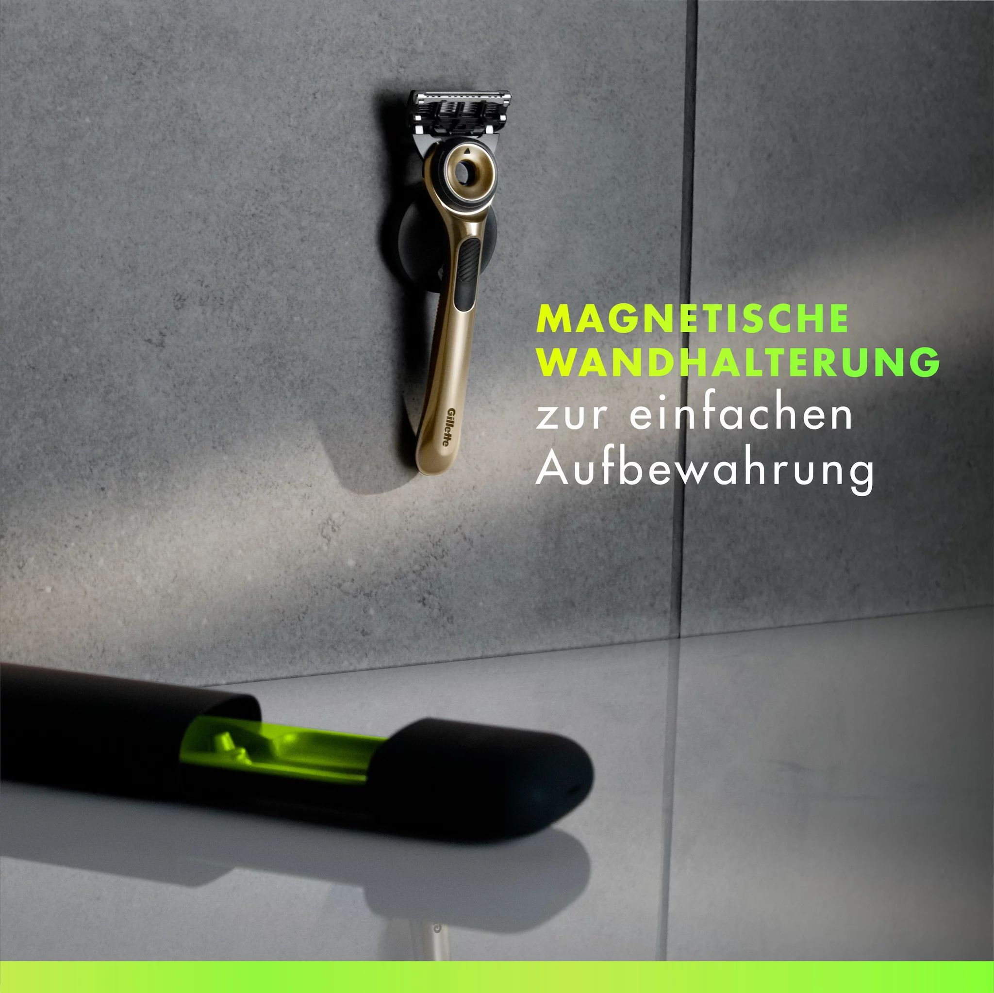 Gillette Labs Gold Systemklingen 5er + Handstück