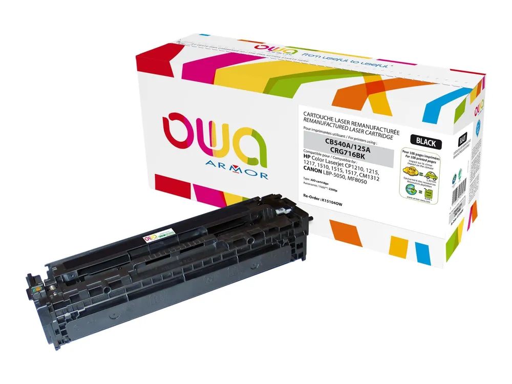 Armor Schwarz - kompatibel - Tonerpatrone - für HP Color LaserJet CM1312 MFP
