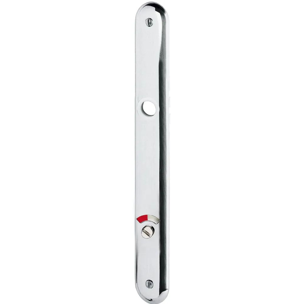 Grundmann Langschild ELEGANT WG 500, WC 90, für Notöffner, Alu poliert
