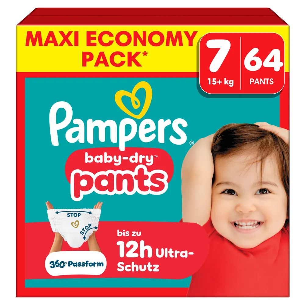 Pampers Baby Dry Pants Gr.7 Extra Large 15+kg Maxi 
