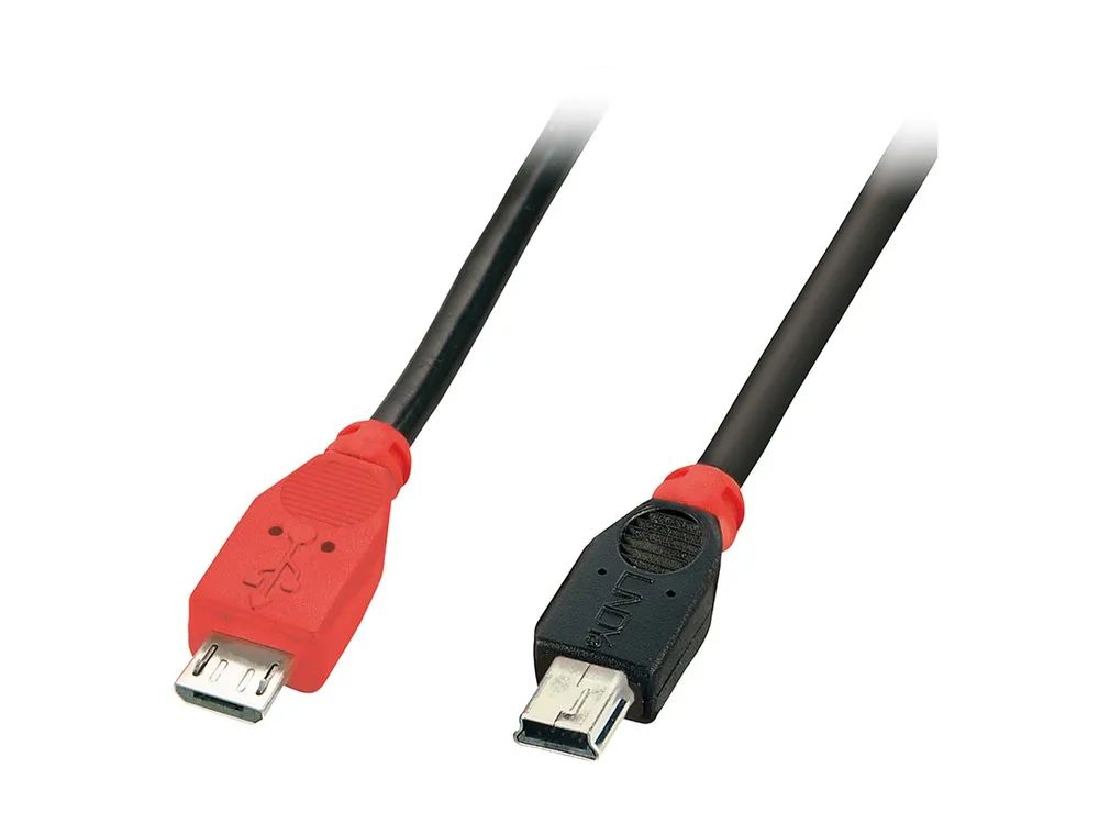 Lindy USB-Kabel - Mini-USB, Typ B (M) zu Micro-USB Typ B (M)
