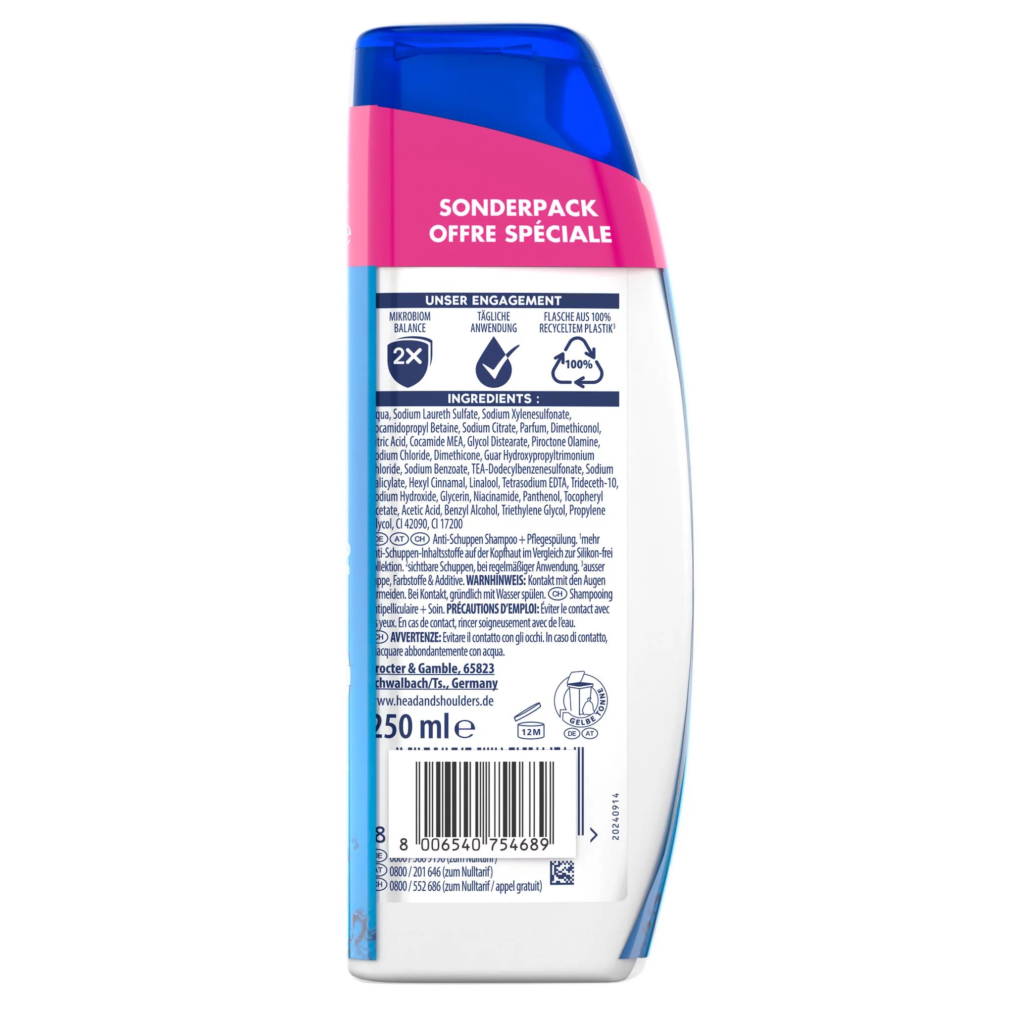 Head & Shoulders Anti-Schuppen 2in1 Classic Clean 2x250ml