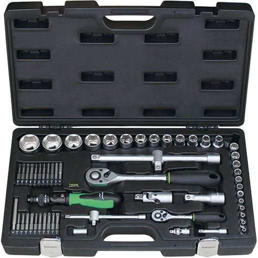 Haupa STECKSCHLÜSSELKAST. SOCKETFLEX / HAUPA 110672 SET 59-TLG. 110672