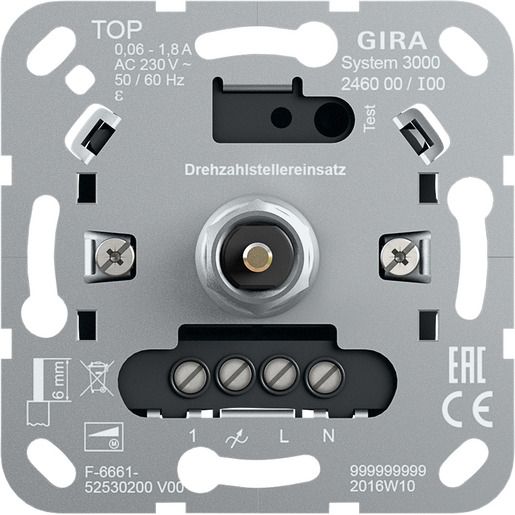 Gira S3000 DREHZAHLSTELLEREINS.EINS / GIRA 246000 UP 246000