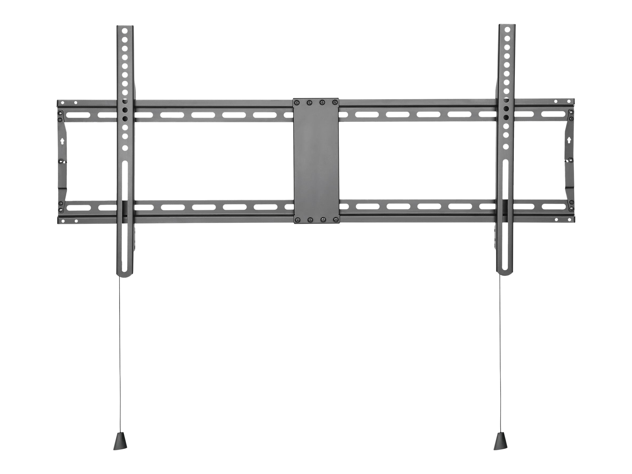 Vision VFM-W8X4V/2 - Befestigungskit (Wandmontage) - für Flachbildschirm - verriegelbar - kaltgewalzter Stahl - Schwarz - Bildschirmgröße: 119.4-190.5 cm (47"-75")